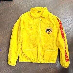 Cakeworthy Jurassic Park yellow zip jacket small
